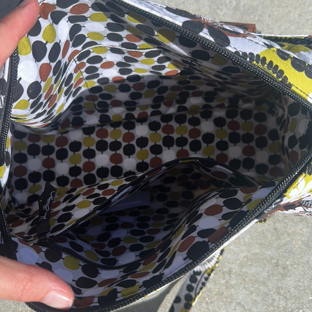 Vera Bradley Caroline Cocoa Moss Handbag - Picture 3 of 7